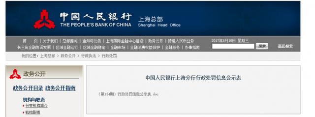 未落實(shí)支付相關(guān)規定 支付寶、財付通被央行各罰款3萬(wàn)元